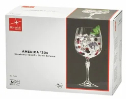 Bormioli Rocco Gin Tonic Gläser 6er-Set AMERICA