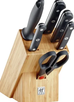 ZWILLING Messerblock, Bambus, 7-tlg. Gourmet